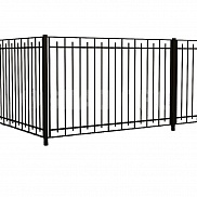 Забор металлический сварной №4 от производителя "АЙВА"