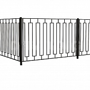 Забор металлический сварной №1 от производителя "АЙВА"